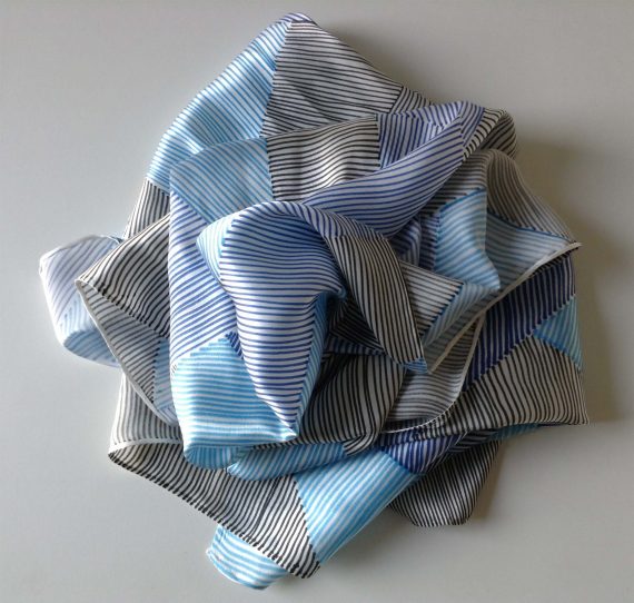 écharpe Azur impression textile